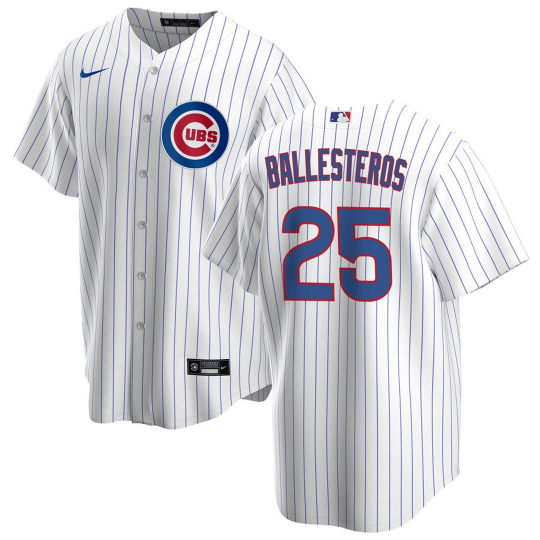 Chicago Cubs Moisés Ballesteros Home Limited Jersey by Nike Jerseys Nike