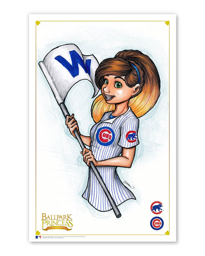 CHICAGO CUBS S. PRESTON KONNI MACKENZIE ART PRINT Art Print S. Preston Art + Designs