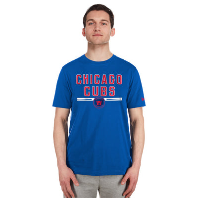 CHICAGO CUBS NEW ERA MEN'S 1996 BEAR BLUE TEE
