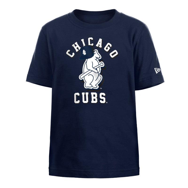 CHICAGO CUBS NEW ERA YOUTH 1914 CAP ON TOP NAVY TEE
