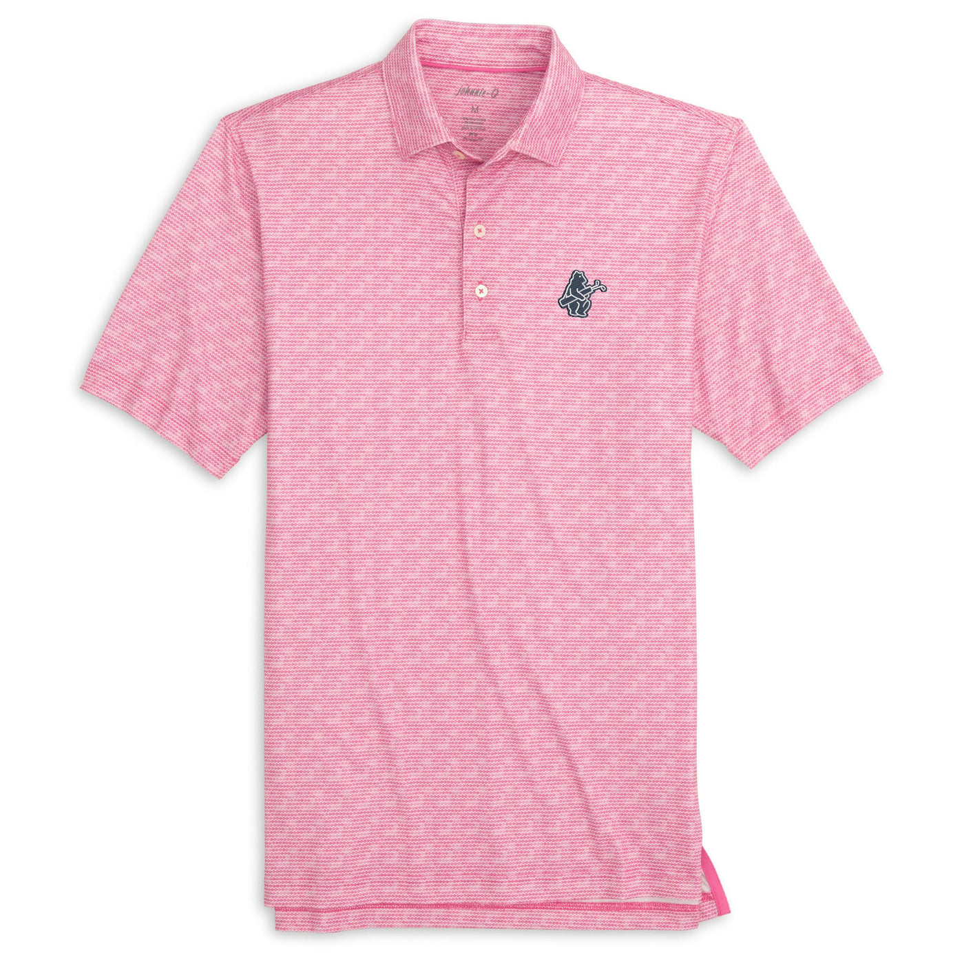 CHICAGO CUBS JOHNNIE O MEN'S 1914 GOLF PINK JARVIS POLO