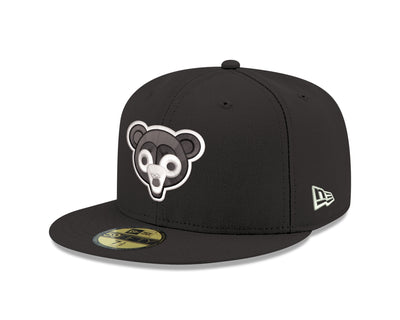 CHICAGO CUBS NEW ERA 1969 BEAR BLACK 59FIFTY CAP