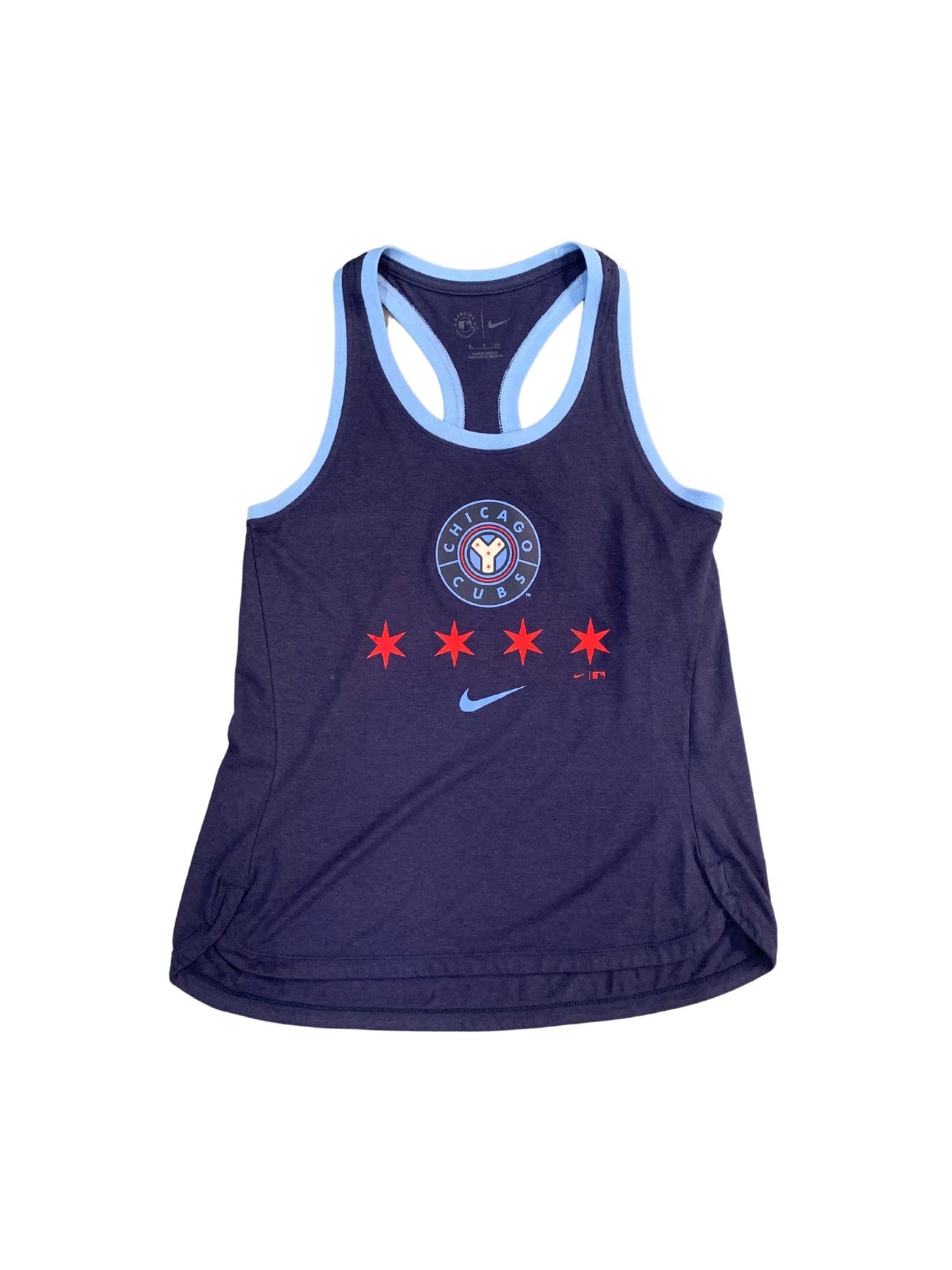 CHICAGO CUBS NIKE WOMEN'S CITY CONNECT RINGER TANK