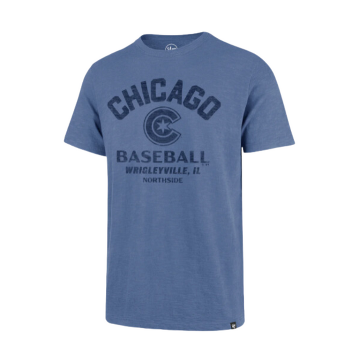 CHICAGO CUBS '47 MEN'S CITY CONNECT NIGHTS SCRUM TEE Short Sleeve Tees 47 BRAND