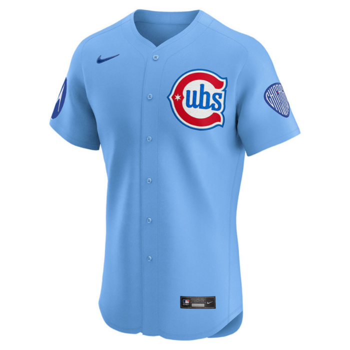 Chicago Cubs Blues Alternate Elite Jersey by Nike