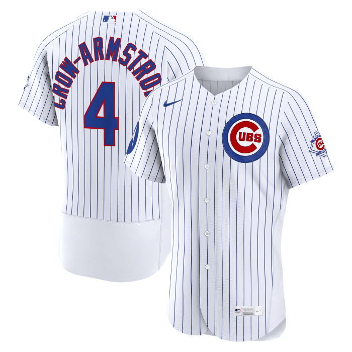 Chicago Cubs Pete Crow-Armstrong Home 150th Anniversary Elite Jersey by Nike