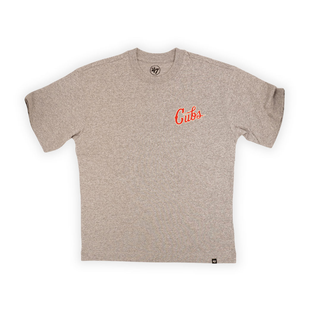Chicago Cubs Alternate Logo Lockup Tee by '47 Brand Shirts TWINS ENTERPRISE INC
