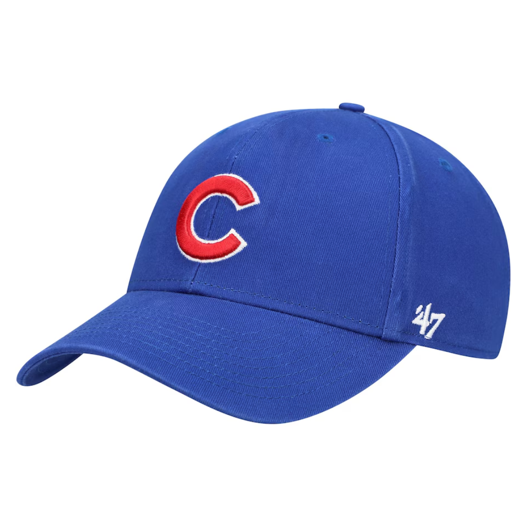 Chicago Cubs C Logo Royal Blue Twill Cap by '47 Brand Caps '47 BRAND