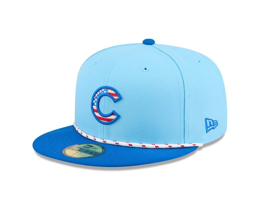 Chicago Cubs July 4th Blue 59Fifty Cap by New Era Caps NEW ERA CAP COMPANY INC