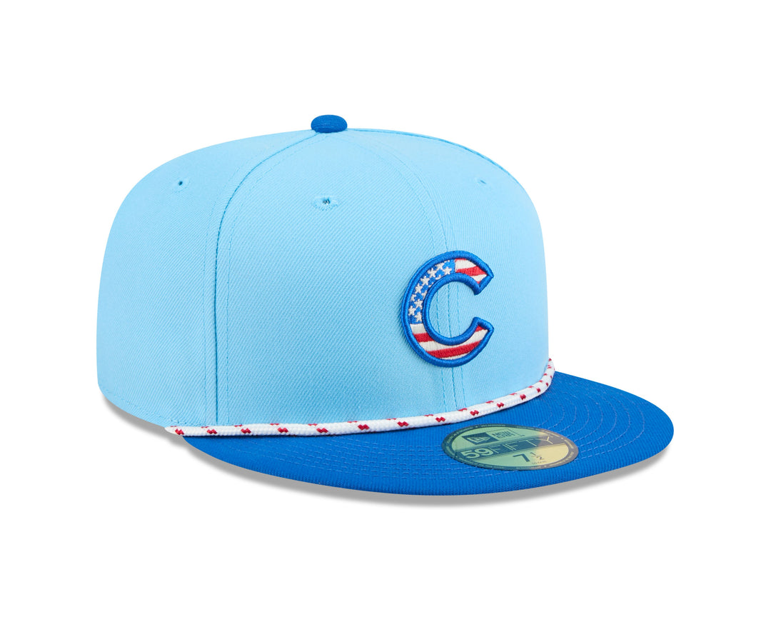 Chicago Cubs July 4th Blue 59Fifty Cap by New Era Caps NEW ERA CAP COMPANY INC