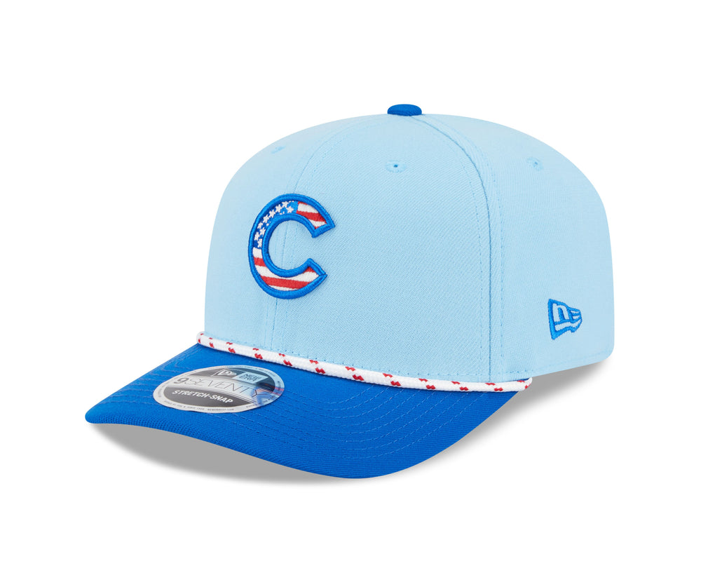 Chicago Cubs July 4th Blue 9Seventy Snapback Cap by New Era Caps NEW ERA CAP COMPANY INC