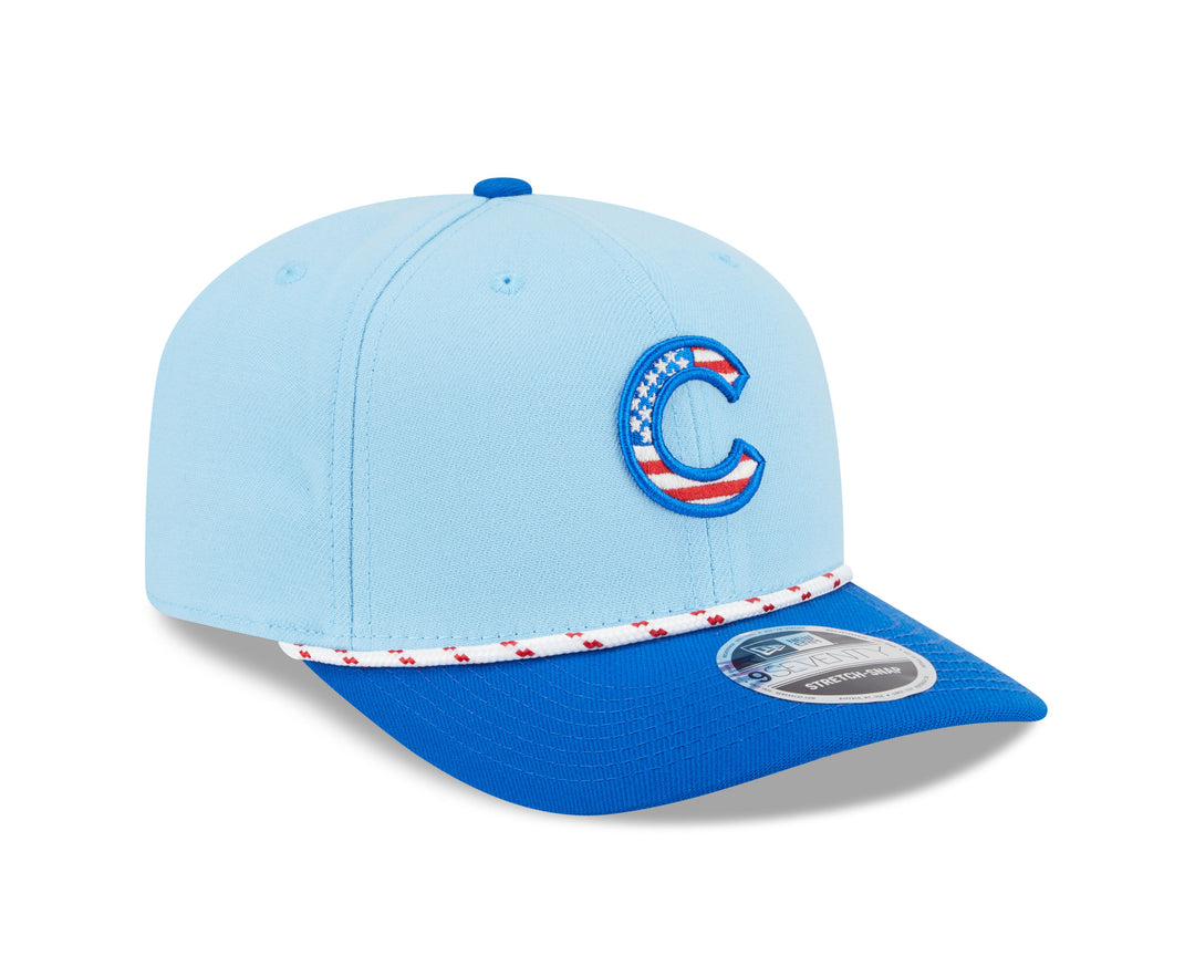 Chicago Cubs July 4th Blue 9Seventy Snapback Cap by New Era Caps NEW ERA CAP COMPANY INC