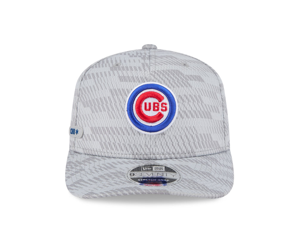 Chicago Cubs Bullseye Grey 9Forty Snapback Cap by New Era Caps NEW ERA CAP COMPANY INC