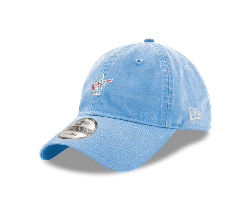 Chicago Cubs Blues Alt Bear Micro 9TWENTY Sky Cap by New Era Caps New Era
