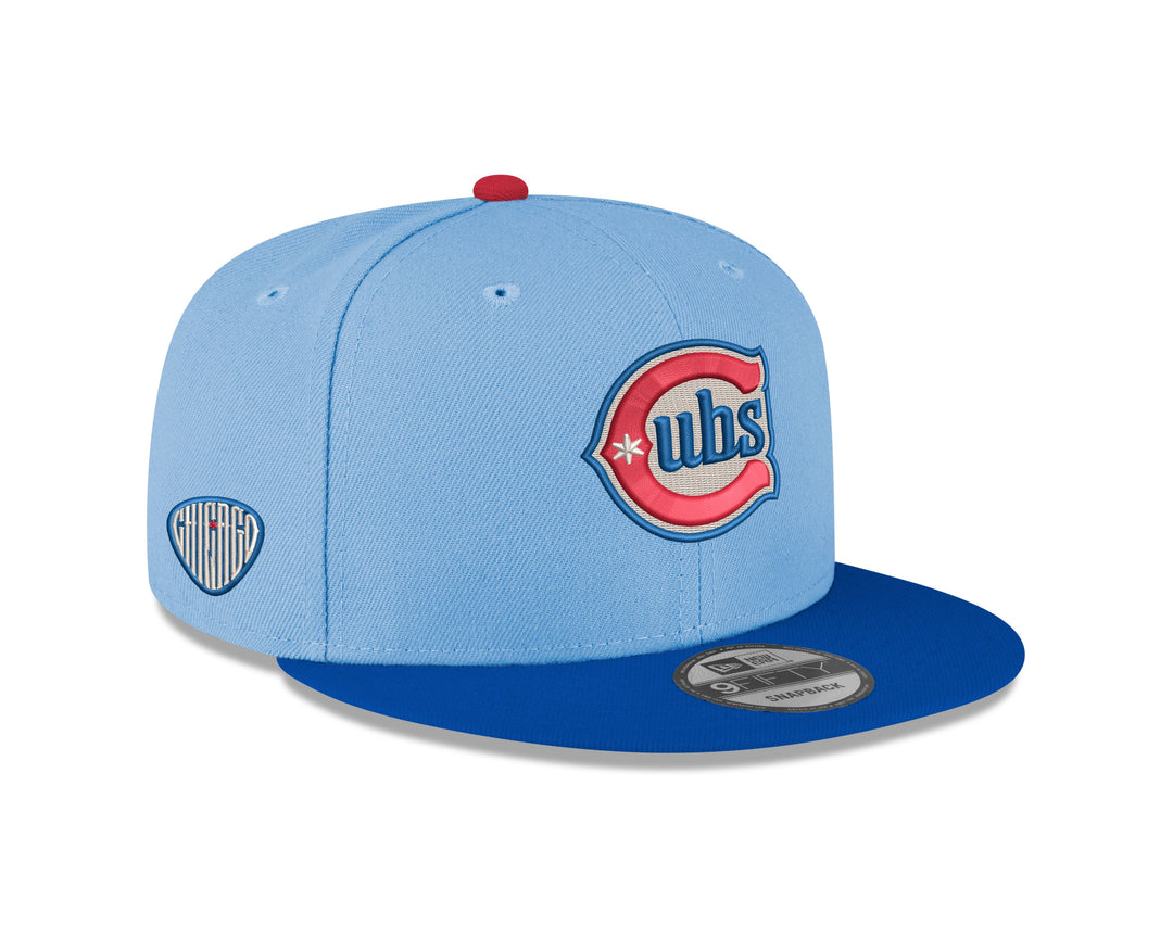 Chicago Cubs Blues Alt Logo 9FIFTY Sky Royal Cap by New Era Caps New Era