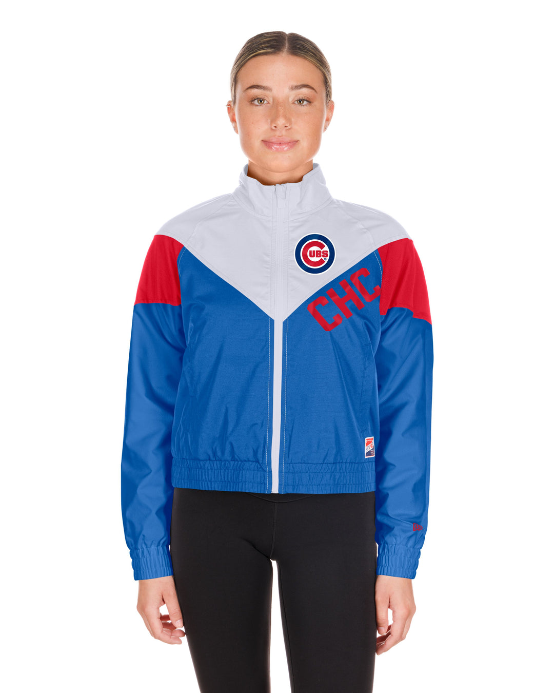 Chicago Cubs Logo Leisure Women's Windbreaker by New Era Jackets & Outerwear NEW ERA CAP COMPANY INC