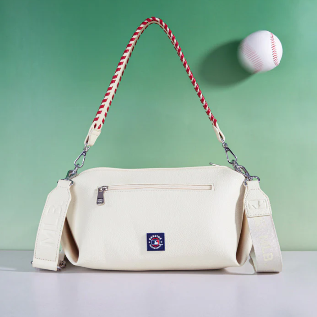 Chicago Cubs Embroidered Logo Synthetic Leather Crossbody Bag Bags & Backpacks Montana West