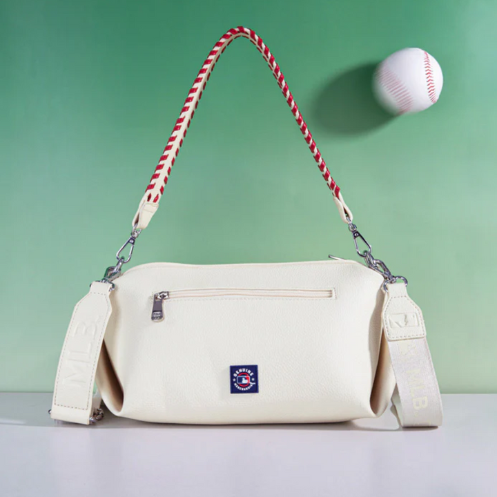 Chicago Cubs Embroidered Logo Synthetic Leather Crossbody Bag Bags & Backpacks Montana West