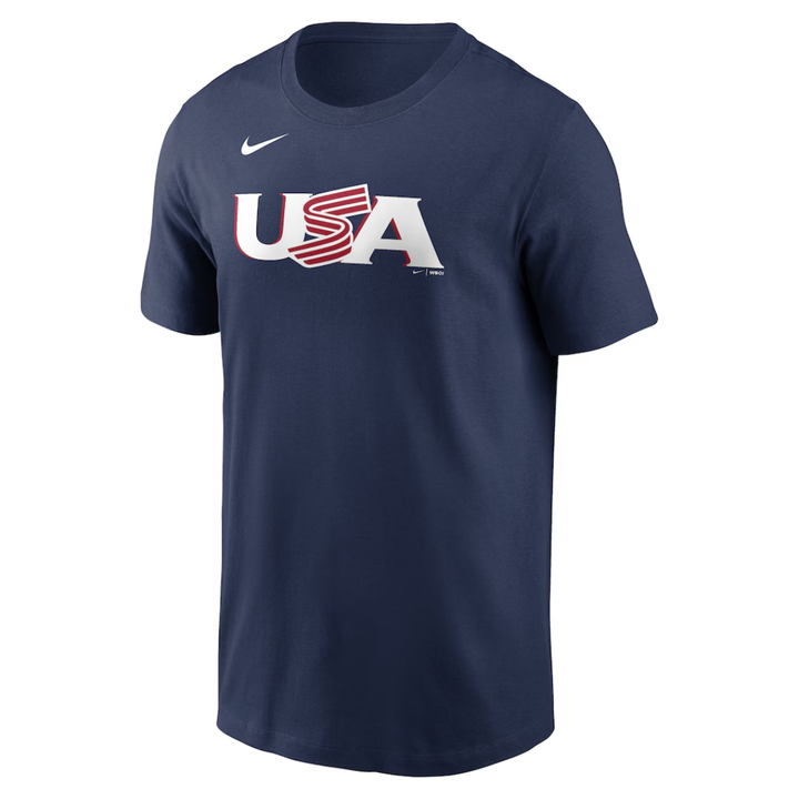 Pete Crow-Armstrong USA Baseball Navy Adult Tee by Nike Shirts Nike