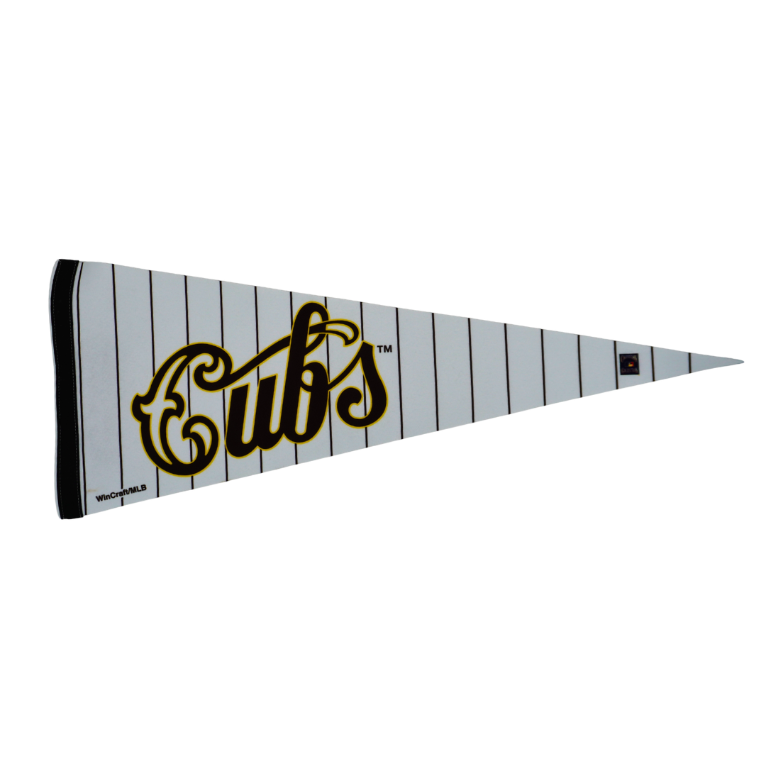 Chicago Cubs 1930 Logo Premium Pennant in White by WinCraft Flags &amp; Pennants WINCRAFT INCORPORATED