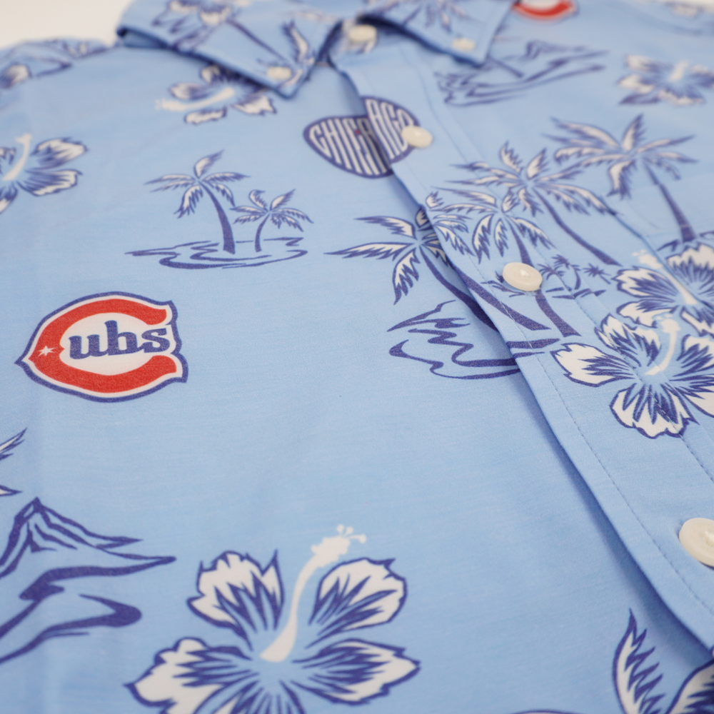 Chicago Cubs Blues Alternate Performance Hawaiian Shirt by Reyn Spooner Shirts REYN SPOONER