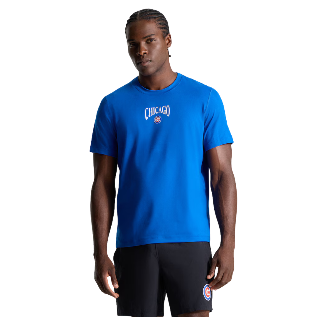 Chicago Cubs lululemon Symphony Blue Soft Jersey Men's T-Shirt T-Shirt FANATICS
