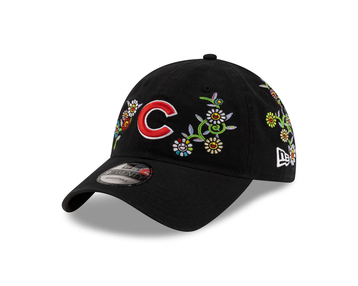 Chicago Cubs x Murakami 9Twenty Tokyo Series Black Adjustable Cap by New Era Caps NEW ERA CAP COMPANY INC