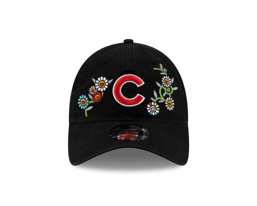 Chicago Cubs x Murakami 9Twenty Tokyo Series Black Adjustable Cap by New Era Caps NEW ERA CAP COMPANY INC