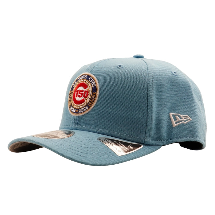 Chicago Cubs 150th Anniversary Logo Cap in Sky Blue by New Era Caps NEW ERA CAP COMPANY