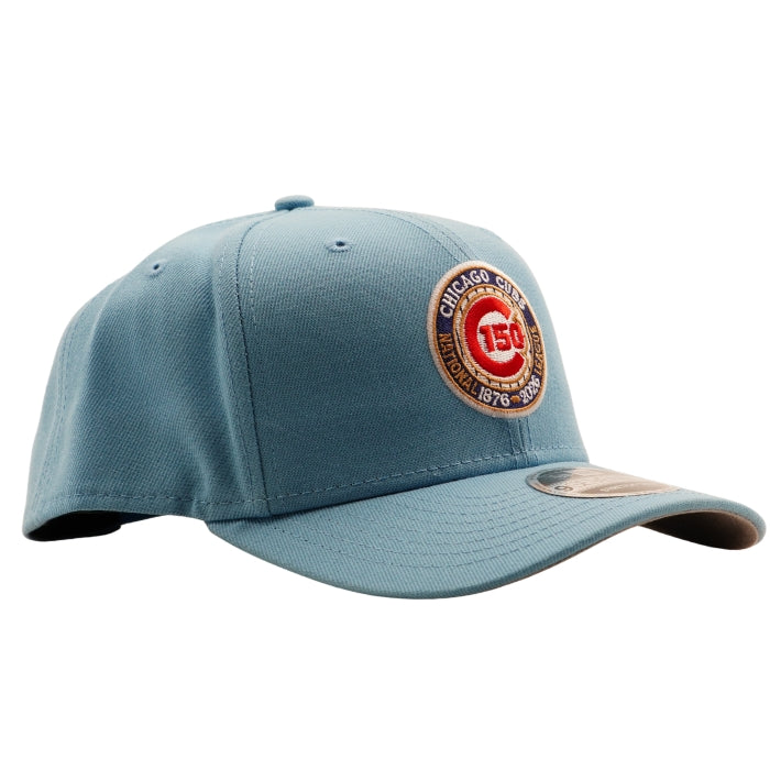 Chicago Cubs 150th Anniversary Logo Cap in Sky Blue by New Era Caps NEW ERA CAP COMPANY