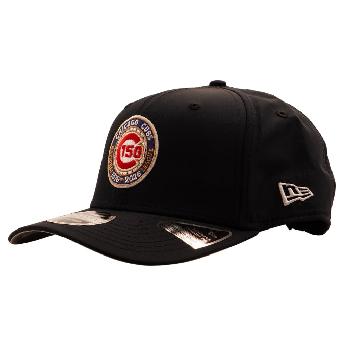 Chicago Cubs 150th Anniversary Logo Cap in Navy by New Era Caps NEW ERA CAP COMPANY