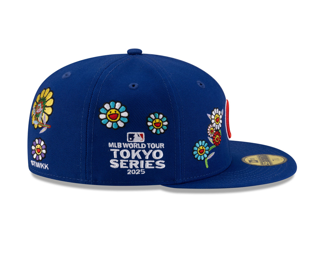 Chicago Cubs x Murakami 59Fifty Tokyo Series Royal Blue Fitted Cap by New Era Caps NEW ERA CAP COMPANY INC