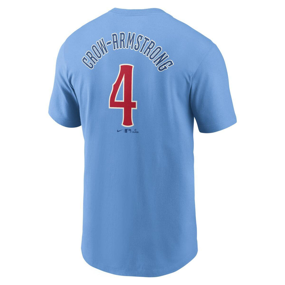 Chicago Cubs Pete Crow-Armstrong Blues Alternate Name & Number Tee by Nike Shirts NIKE USA