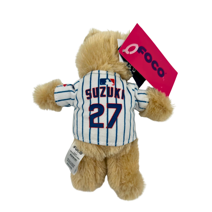 Chicago Cubs Seiya Suzuki Jersey Beanbag Bear Plush PLUSH FOREVER COLLECTIBLES