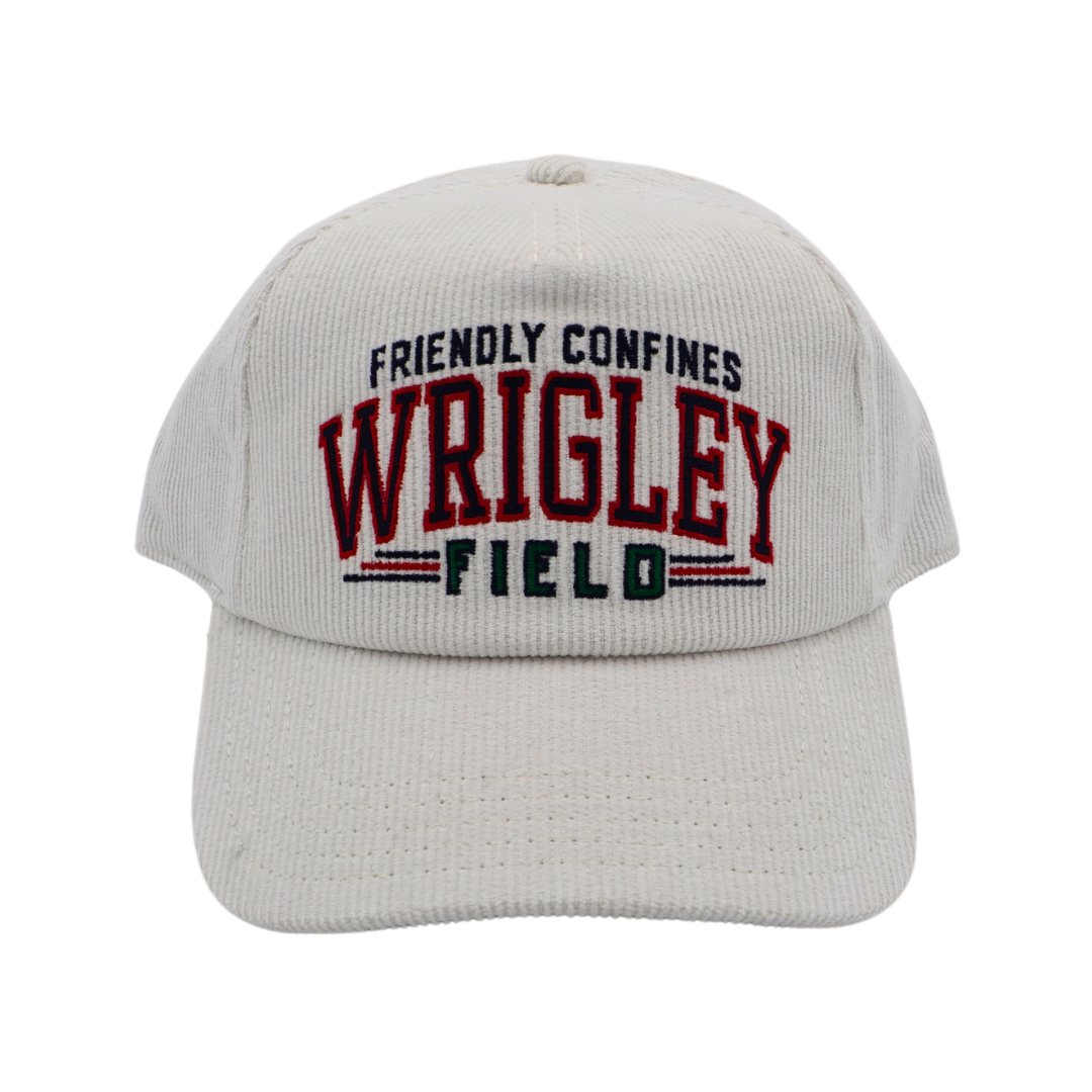 WRIGLEY FIELD AMERICAN NEEDLE ROSCOE OFF-WHITE CORDUROY SNAPBACK Caps AMERICAN NEEDLE