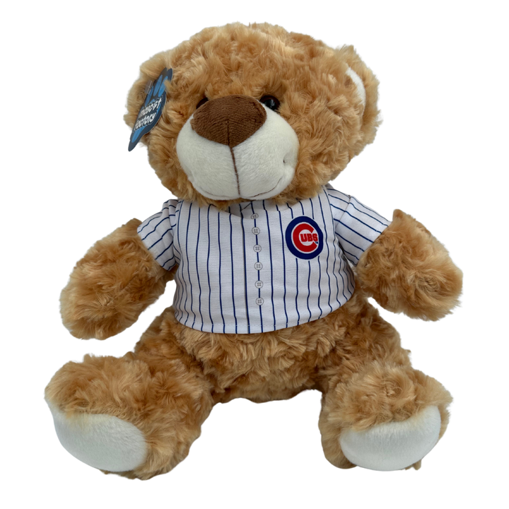 Chicago Cubs Home Jersey Freddy Bear Plush PLUSH FOREVER COLLECTIBLES