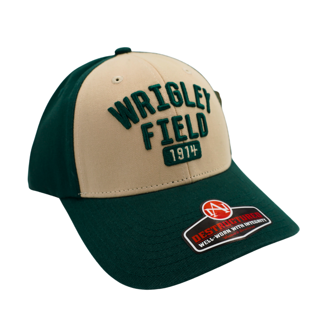 Wrigley Field Pastime Cap - Green & Ivory Caps Ivy Shop