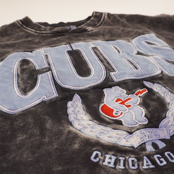 Chicago Cubs Blues Alternate Bear Crest Crewneck Sweatshirt by New Era Sweatshirts & Hoodies New Era