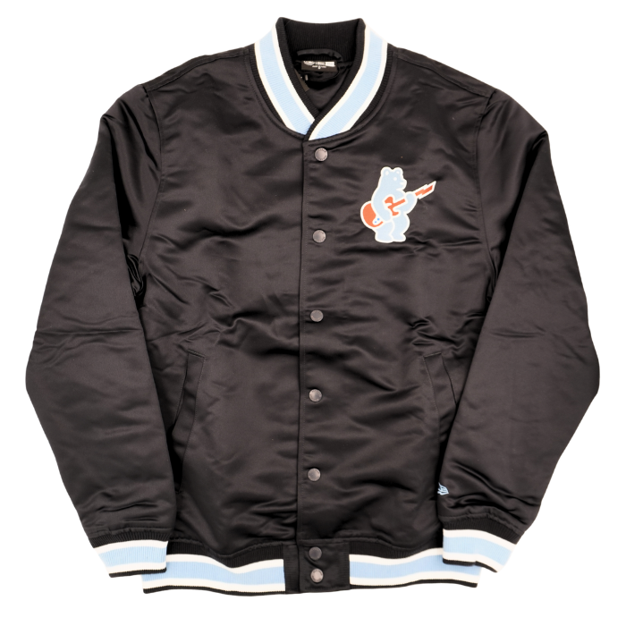 Chicago Cubs Blues Alternate Bear Button-Front Jacket by New Era Jackets New Era