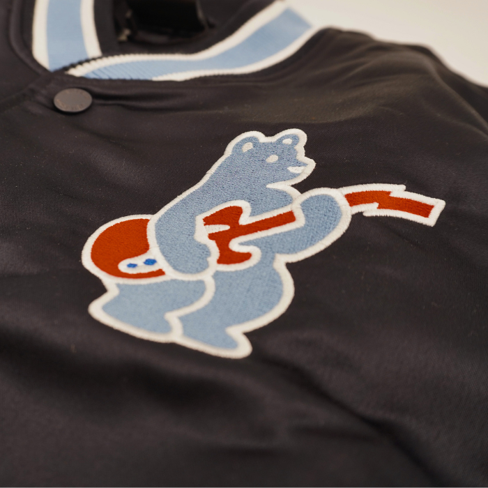 Chicago Cubs Blues Alternate Bear Button-Front Jacket by New Era Jackets New Era