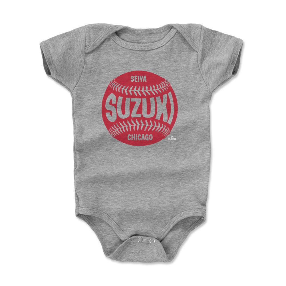 CHICAGO CUBS INFANT SEIYA SUZUKI BASEBALL ONESIE Kids Baby Onesie 500 LEVEL