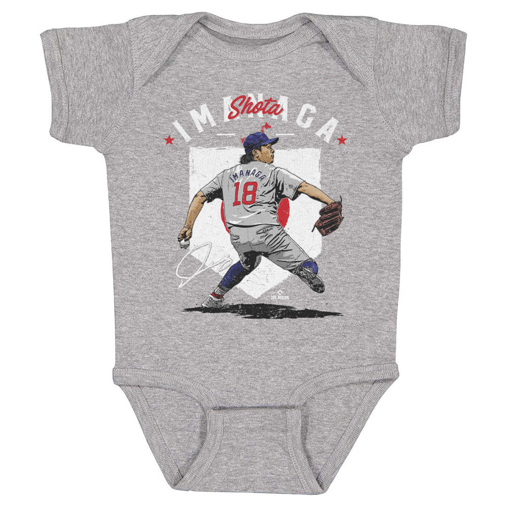Chicago Cubs Shota Imanaga Country Flag Onesie Kids Baby Onesie 500 LEVEL