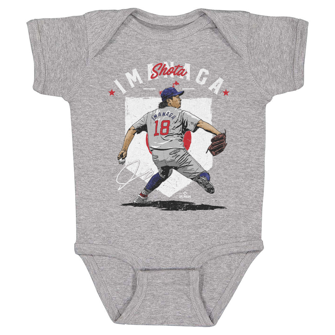 Chicago Cubs Shota Imanaga Country Flag Onesie Kids Baby Onesie 500 LEVEL