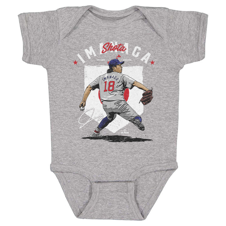 Chicago Cubs Shota Imanaga Country Flag Onesie Kids Baby Onesie 500 LEVEL