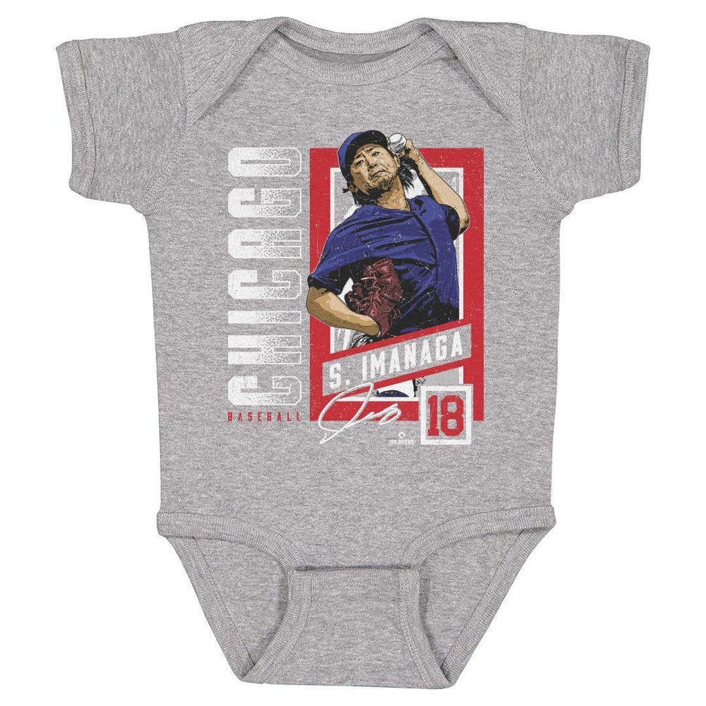 Chicago Cubs Shota Imanaga Card Onesie Kids Baby Onesie 500 LEVEL