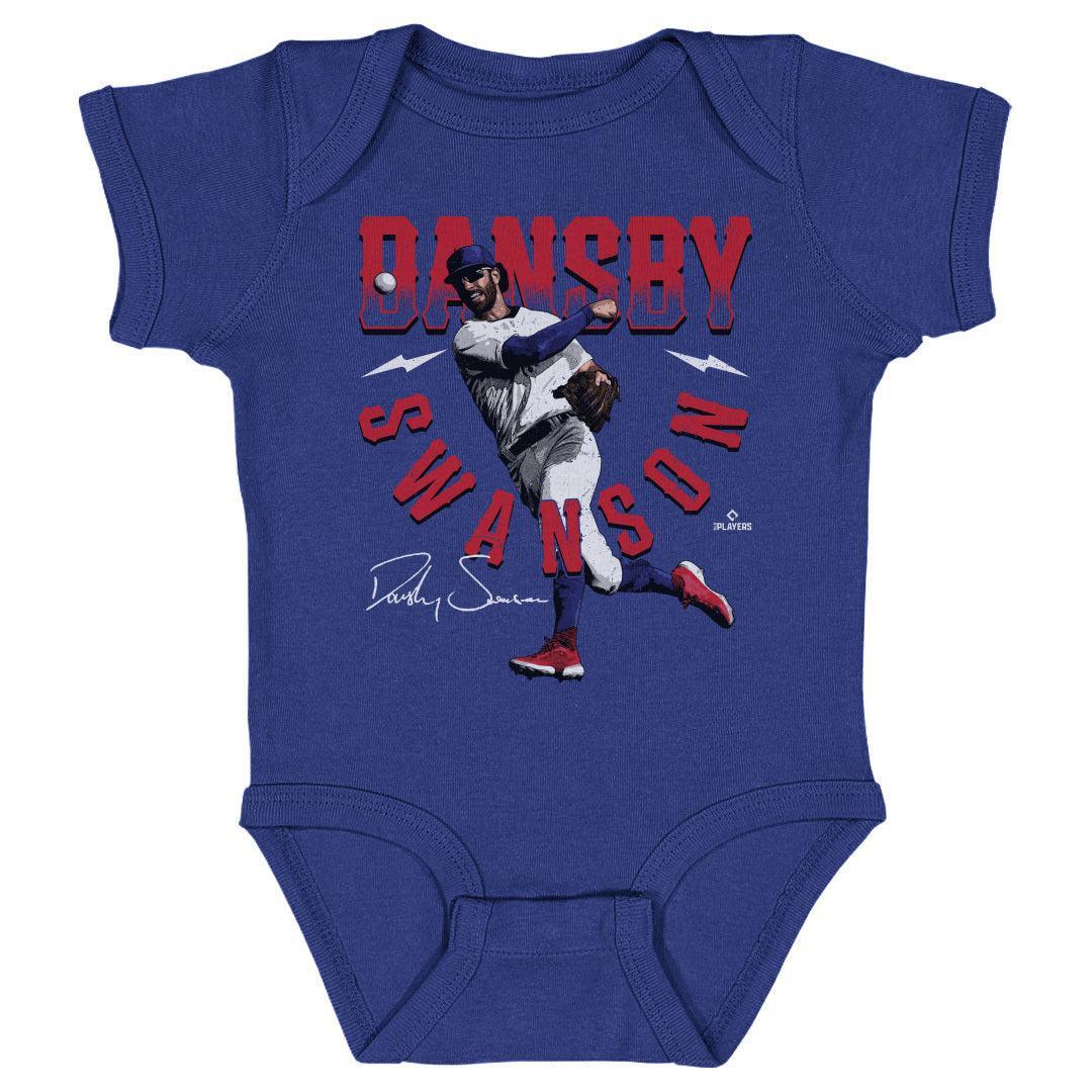 Chicago Cubs Dansby Swanson Bold Onesie Kids Baby Onesie 500 LEVEL