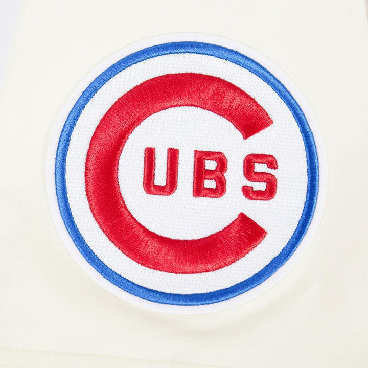 Chicago Cubs 1969 Cooperstown Ringer Tee in Cream by Pro Standard Shirts PRO STANDARD