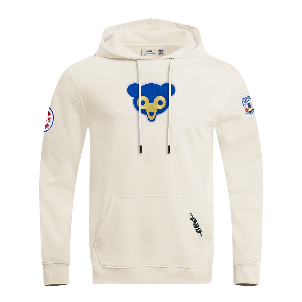 Chicago Cubs 1969 Cooperstown Hoodie in Cream by Pro Standard Shirts PRO STANDARD