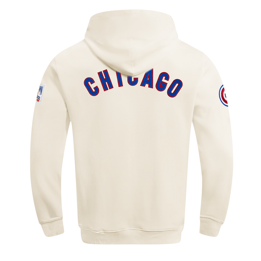 Chicago Cubs 1969 Cooperstown Hoodie in Cream by Pro Standard Shirts PRO STANDARD