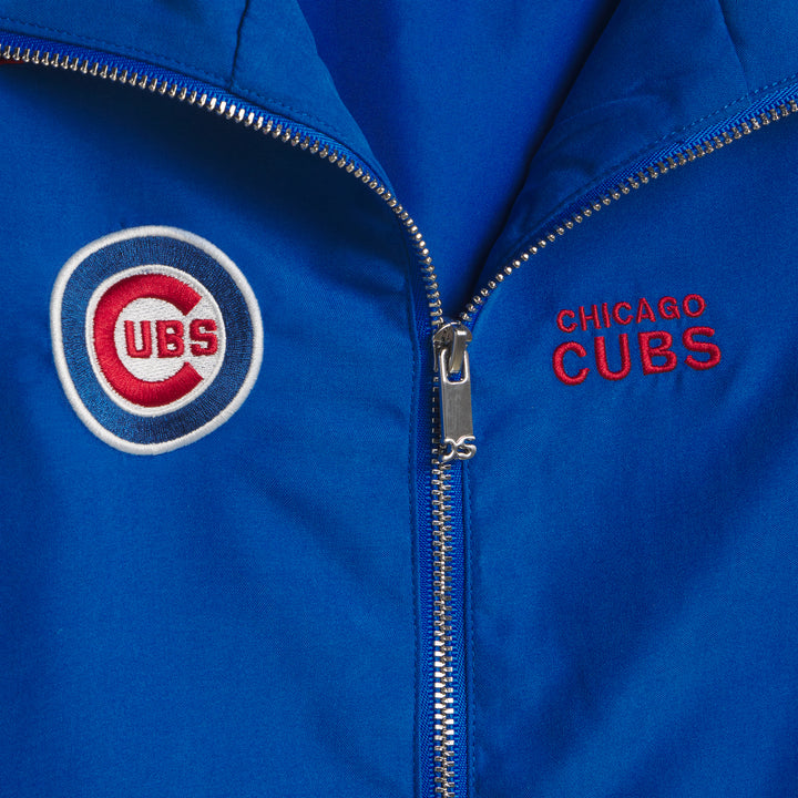 Chicago Cubs Logo Women’s Lightweight Track Jacket in Royal Blue by Off Season Jackets OFF SEASON